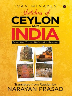 cover image of Sketches of Ceylon and India
